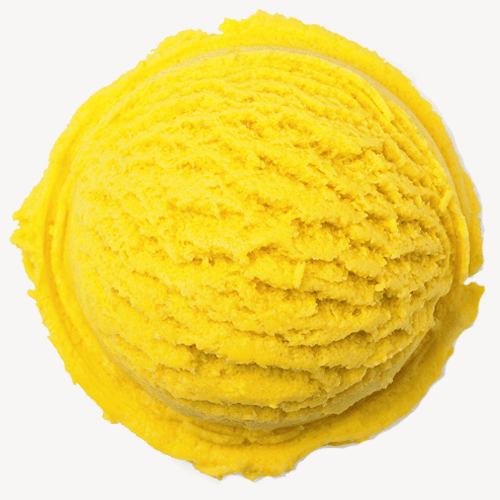 Bol citroen schepijs van Kings IJscafe