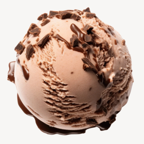 Bol cookie schepijs van Kings IJscafe