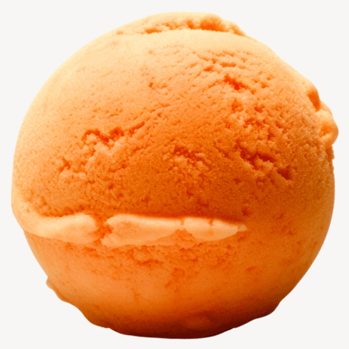 Bol mango schepijs van Kings IJscafe