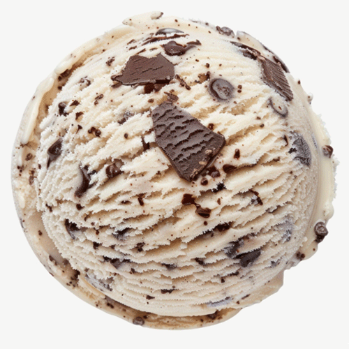 Bol stracciatella schepijs van Kings IJscafe